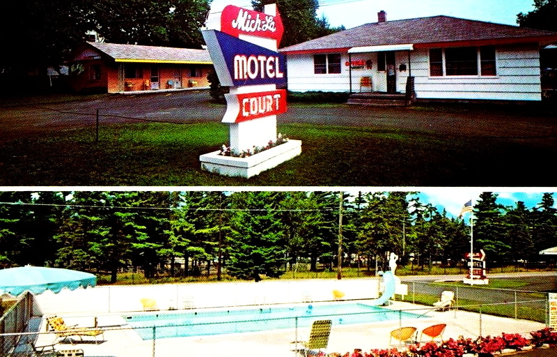 Mich-La Motel - Vintage Postcard (newer photo)
